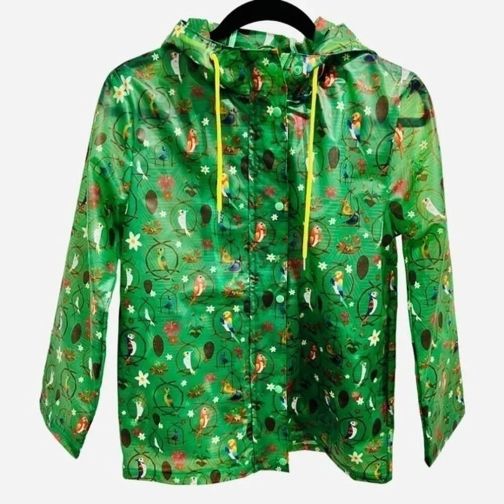 Disney Enchanted Tiki Room Rain Jacket for Women XS‎ NWOT - Picture 3 of 10
